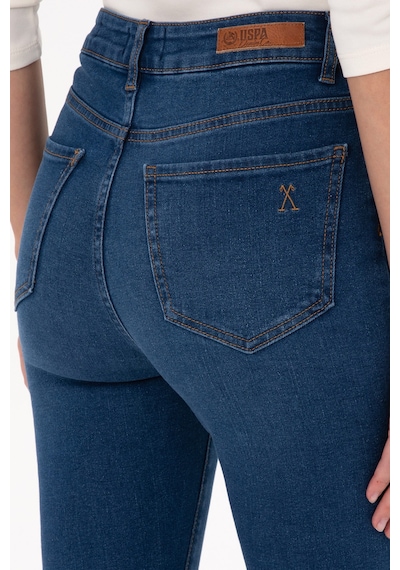 U.S. Polo Assn. Kadın Mavi Skinny Haigh Waist Fit Jean Pantolon 50316577-DN0022