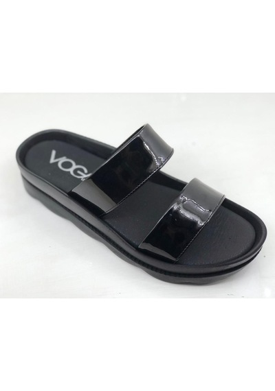 Voga 1761 Siyah Rugan Comfort Casual Bayan Terlik 001