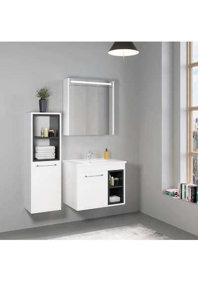 Denko Latte 35 Cm Mdf Beyaz Banyo Boy Dolabı Beyaz Denko Latte 35 Cm Mdf Beyaz Banyo Boy Dolabı Beyaz