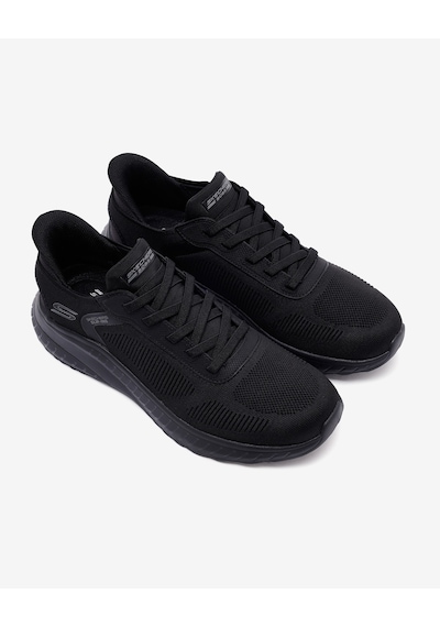 Skechers Bobs Squad Chaos Solıd Step Erkek Siyah Spor Ayakkabı 118312 Bbk Siyah
