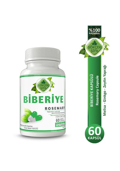 Gökçek Şifa Biberiye Kapsül Rosemary Capsule