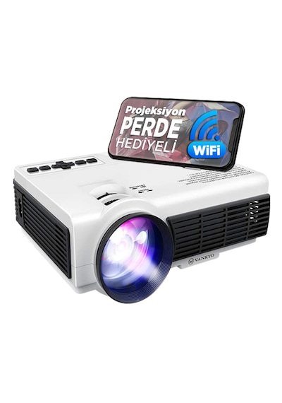 Vankyo Leisure 410 5G WiFi 1080P Destekli 240" Dahili Hoparlör PS5/PS4/XBOX/HDMI Projeksiyon Cihazı