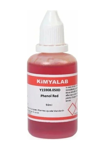 Kimyalab Fenol Red - Phenol Red İndikatör Çözeltisi 50 ML