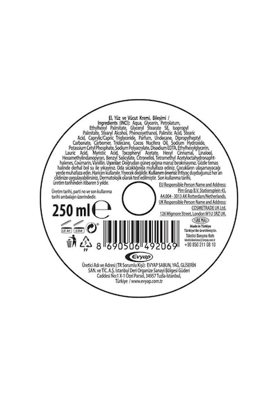 Arko Nem Besleyici Bakım Kremi Hindistan Cevizi 2 x 250 ML