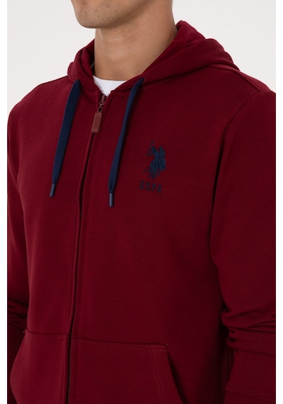 U.s. Polo Assn. Erkek Bordo Hırka Örme 50307765-vr014 Bordo