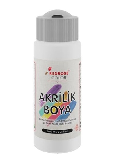 Beyaz Akrilik Boya 60 Ml 0,15 L