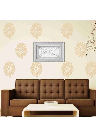 Gümüş Çift Çerçeve Lafs Tablo (64927836)