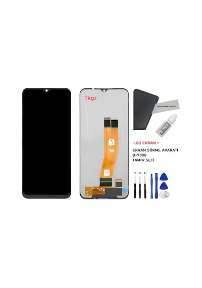 Tkgz Samsung Galaxy Uyumlu A14 -4g - Sm-a145 Lcd Ekran Dokunmatik - A - Kalite + B-7000 + Tamir Seti