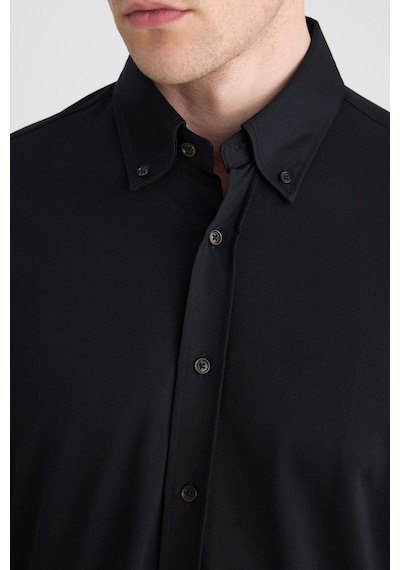 D'S Damat Ds Damat Comfort Siyah Örme Gömlek 5hc02td02265m Çok Renkli