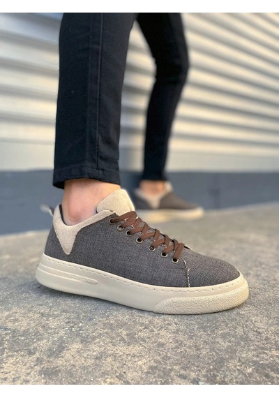 Mevese Ont Bağcıklı Keten Dokulu Hafif Taban Erkek Günlük Casual Sneaker Ayakkabı - Kahverengi Mevese Ont Bağcıklı Keten Dokulu Hafif Taban Erkek Günlük Casual Sneaker Ayakkabı - Kahverengi