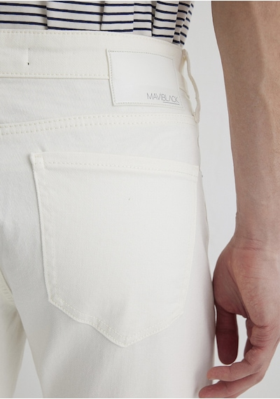 Mavi - Jake Mavi Black Ekru Jean Pantolon 0042288003 Ekru