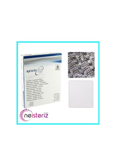 Convatec Aquacel Ag Alginate Gümüşlü Yara Örtüsü 10 x 10 CM 5 Adet
