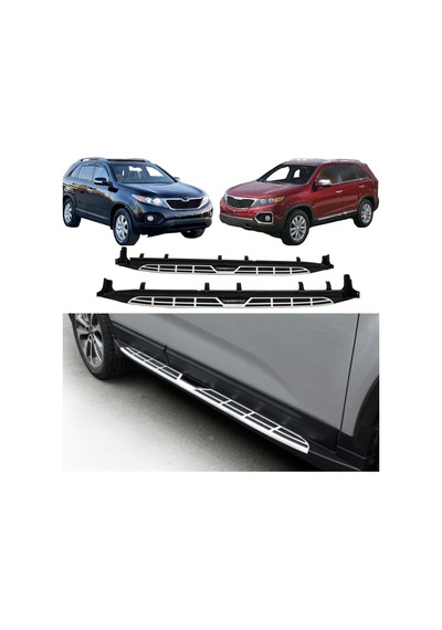 Kia Sorento 2010-2013 Model Arası Yan Basamak Side Step Oem Square Style