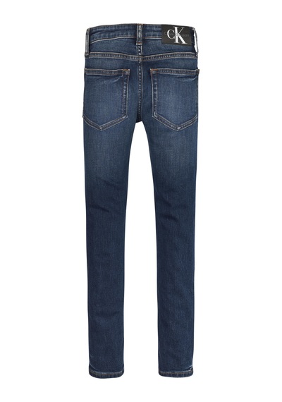 Calvin Klein Skınny Dark Blue Cle Erkek Mavi Kot Pantolon