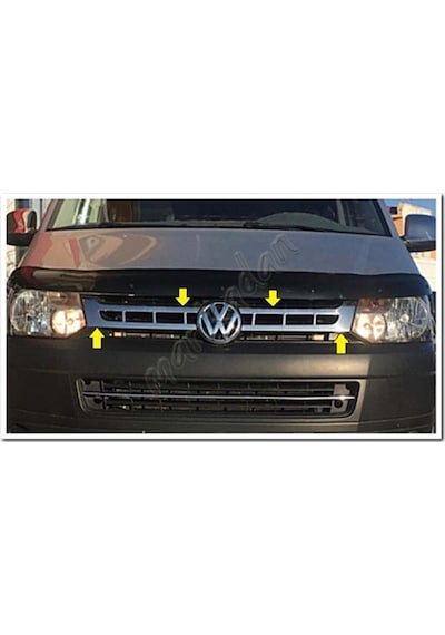 Woc Chrome Vw T5 Multivan Krom Ön Panjur 2010-2014 2 Parça  Paslan