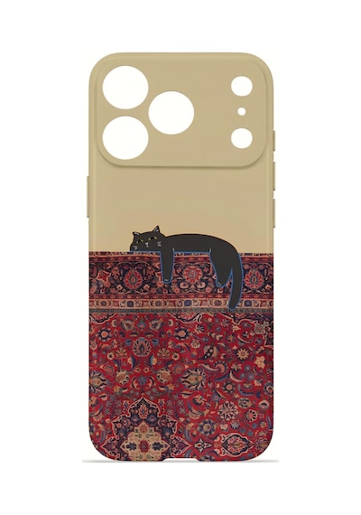 Apple iPhone Uyumlu 17 Pro Max Vorian İnce Kamera Korumalı Mika Kılıf Persian Cat Lounge Persian Cat Lounge Mika