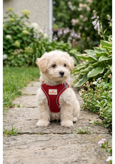 Kediler Ve Köpekler İçin Rahat, Dayanıklı Göğüs Tasması Xs Kırmızı