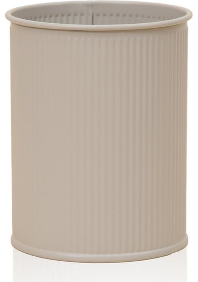 The Mia Stripe Tezgah Üstü Kaşıklık Bej 13x11 Cm Bej