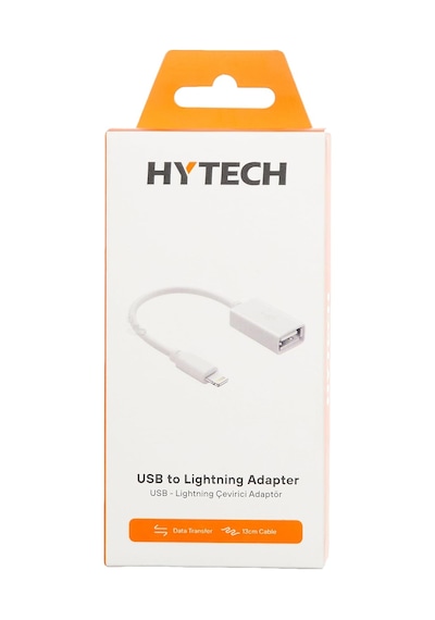 Hy-xo48 Beyaz Usb F To Lightning 10cm Kablolu Otg Çevirici Diğer