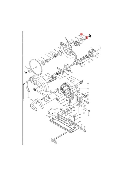 Makita SR2100 İğneli Rulman Ürün Kodu 212052-1