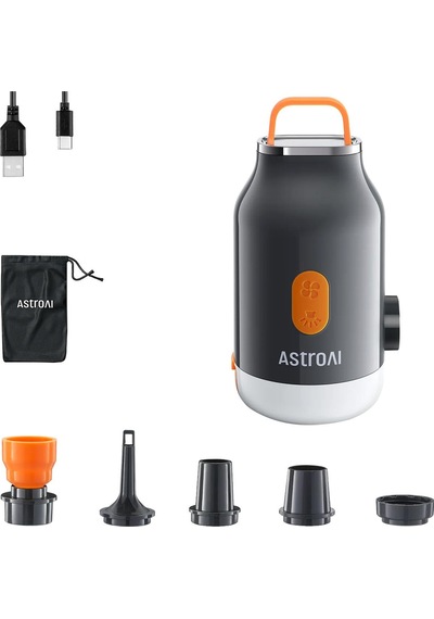 Astroai Mini Sarjli Hava Pompasi 3000mah Aırun Bc3 Siyah