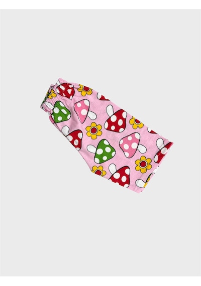 Aliş Kids Kız Çocuk Pamuklu Pembe Mantar Desenli Kısa Kollu Kolları Fırfırlı Şortlu Yazlık Pijama Takımı Aliş Kids Kız Çocuk Pamuklu Pembe Mantar Desenli Kısa Kollu Kolları Fırfırlı Şortlu Yazlık Pijama Takımı