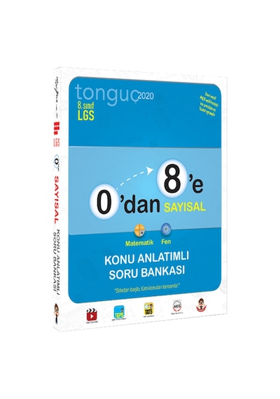 Tonguç Akademi 8.Sınıf 0’Dan 8’E Konu Anlatımlı Soru Bankası Set