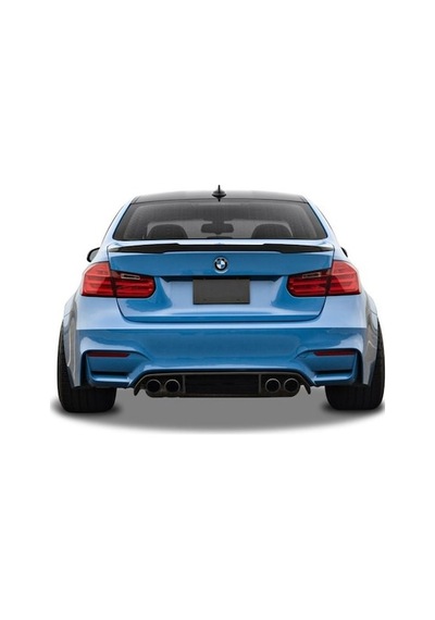 Bmw 3 Serisi F30 M4 Yarasa Bagaj Üstü Spoiler Parlak Siyah