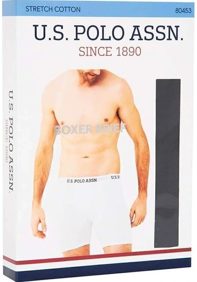 U.s. Polo Assn. 80453 Erkek Siyah Tekli Uzun Paçalı Boxer Siyah