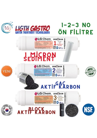 Light Gastro 12 Litre 7 Filtre 14 Aşama Su Arıtma Cihazı