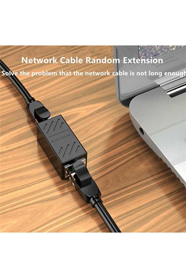 Gigabit Destekli Rj45 Dişi Dişi Cat5e/cat6/7/8 Ethernet Internet Lan Ağı Birleştirici Ara Aparatı