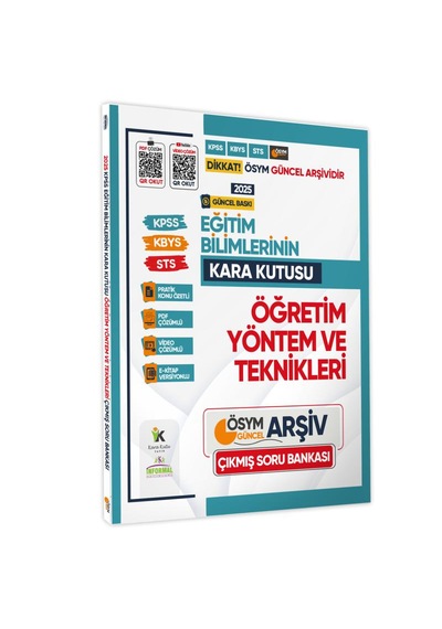 2025 MEB-AGS Eğitim Bilimlerinin Kara Kutusu Öğretim Yöntem ve Teknikleri Çıkmış SB Konu Ö. Çözümlü