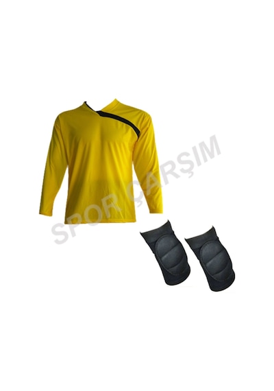 Ünal Spor Kaleci Forma Sırt Numaralı Dirsekleri Süngerli,Kaleci Dirsekliği (223815955) Çok Renkli