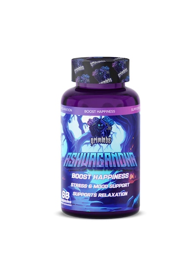Grimlabs Ksm66 Hint Ginseng+gaba+maca+turmeric+l-theanine 500mg 6