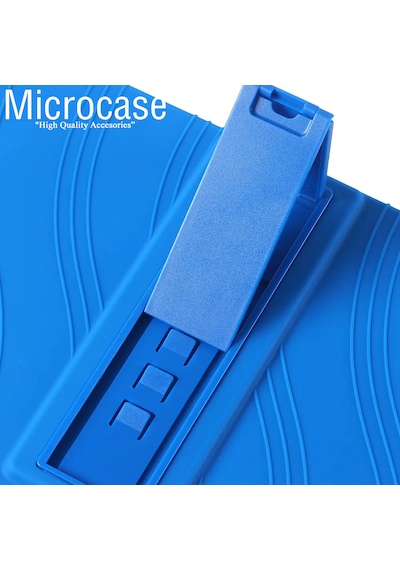Microcase Samsung Uyumlu Galaxy Tab S10 Lite Tablet İçin Standlı Silikon Kılıf - Al3309 Siyah Kılıf