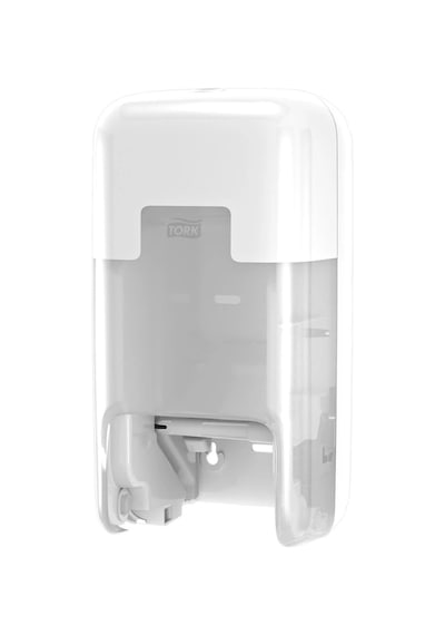 Tork 558041 Optiserve Kartonsuz Çift Rulo Hazneli Tuvalet Kağıdı Dispanseri Beyaz Beyaz
