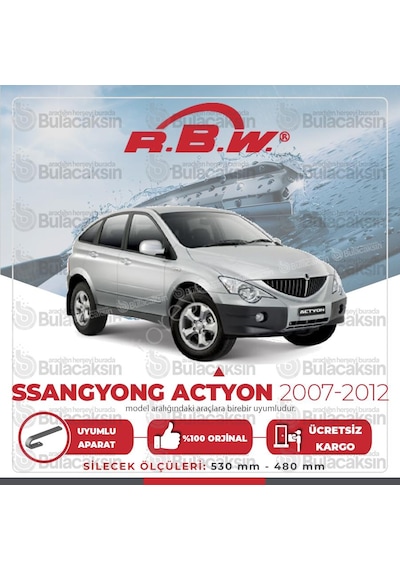 Ssangyong Actyon Muz Silecek Takımı (2007-2012) RBW