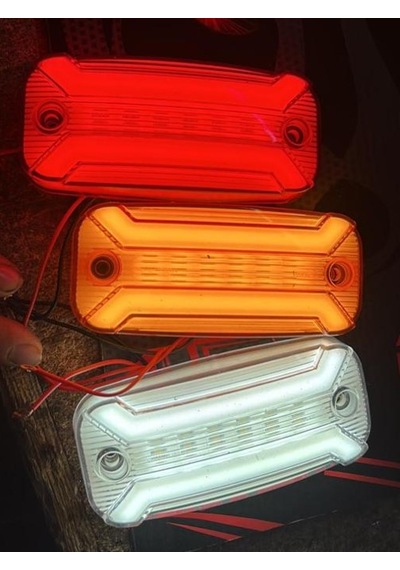 4 Adet Neon Ledli Yan Dorse Kasa Lambası 12-24 Volt Melek Kanadı