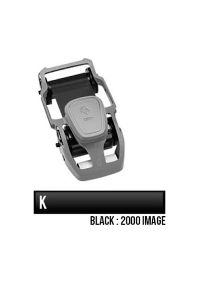 Zebra 800300-301 Zc100/zc300 Uyumlu Tek Yüz 2000 Baskı Siyah Ribon