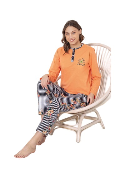 Abbas Erdem Erdem Pijama Takımı Dfn004 sari