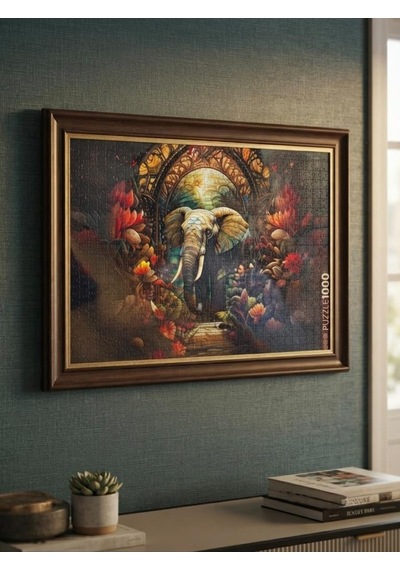 Evinizin Duvarına Sanat Katın: Art Puzzle Fil Serisi İle Dekorasyonu Tamamlayın
