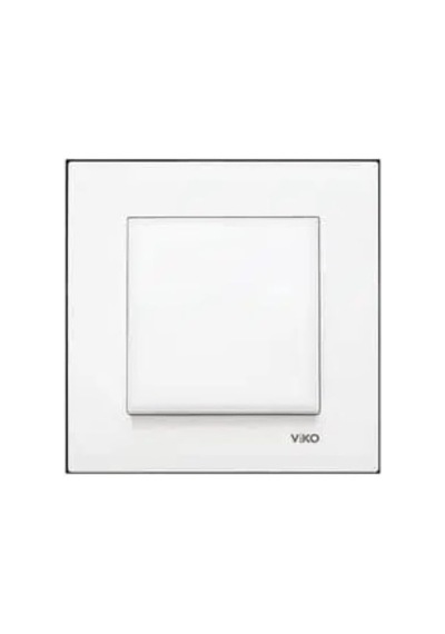 Viko Karre Meridian Beyaz Tekli Anahtar - Çerçeveli Tam Set 90967001 Diğer