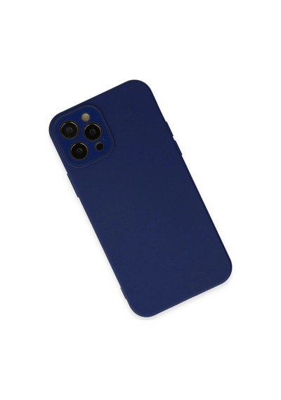 Mey İthalat iPhone Uyumlu 12 Pro Max Kılıf Lansman Glass Kapak - Sky Blue