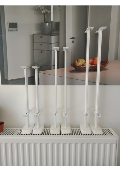 Radyatör Yere Montaj Ayağı 40 Cm 400 Lük Radyatör Içi̇N 1 Set
