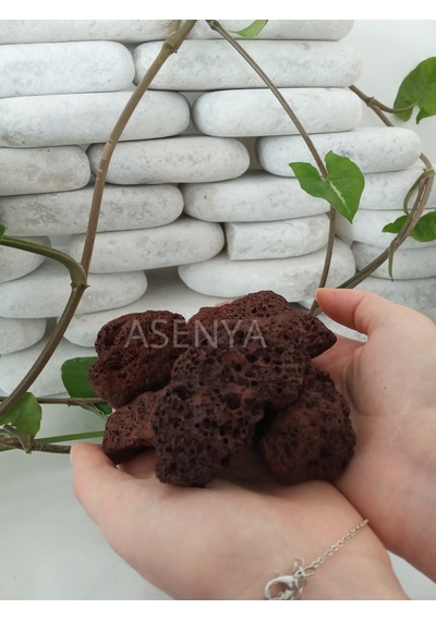 Lav Taşı 1 Kg 5-10 Cm Akvaryum Teraryum Taşı Filtre Taşı Pomza