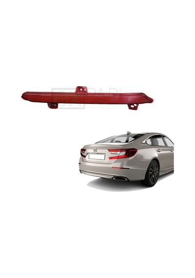 Honda Accord Sağ Arka Tampon Reflektörü 2018 - 2021 Accord Sağ Arka Kedi Gözü
