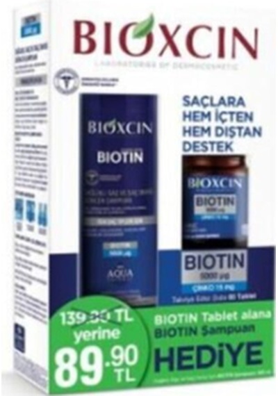 5000 Mcg 60 Tablet+ Şampuan 300ml Set