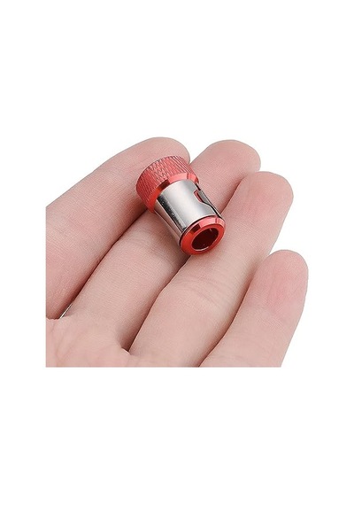 2 Adet Uç Mıknatıs Halkası Manyetik Vida Halka Tutucu 1/4 İnç Altıgen Şaft Tornavida Uçları İçin 0.35 CM