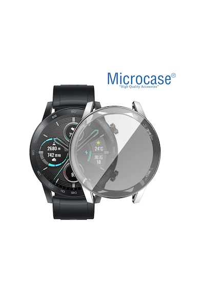 Honor Watch Magic 2 46Mm Önü Kapalı Tasarım Silikon Kılıf