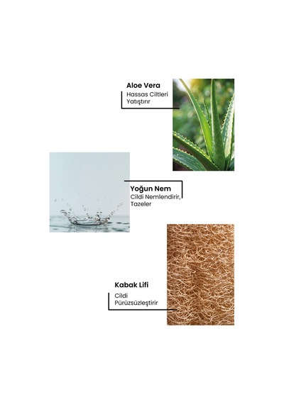 Doğal Kabak Lifli Aloe Vera Özlü Sabun Diğer